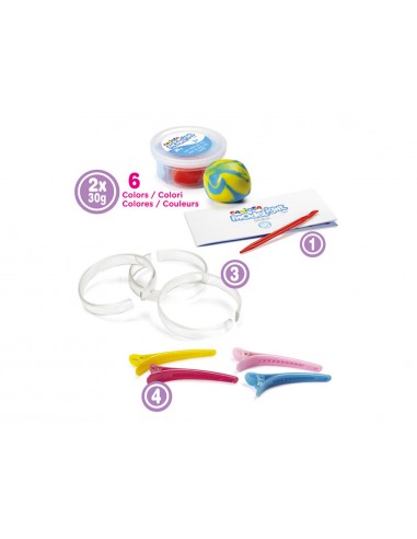 Pasta de modelar carioca modelight bijoux pulseras y horquillas