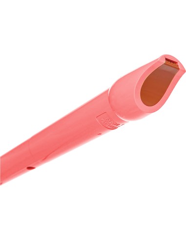 Flauta hohner 9508 color coral funda verde y transparente