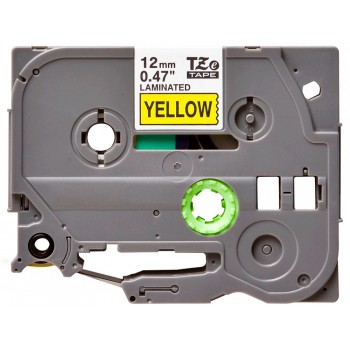 Cinta q connect tze 631 amarillo negro 12mm longitud 8 mt
