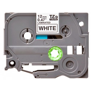 Cinta q connect tze 231 blanco negro 12mm longitud 8 mt