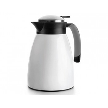 Jarra servidor termo lacor interior acero inoxidable color blanco 1l