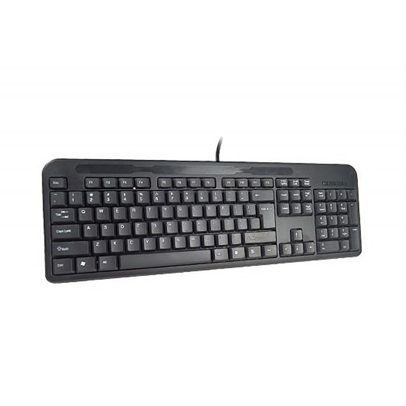 Teclado q connect negro con cable 15 m compatible windows 95 98 nt me 2000 xp 7 8 vista