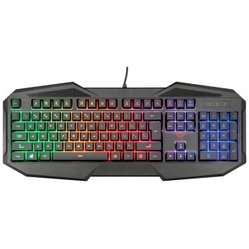 Teclado trust gxt 830 rw avonn gaming iluminacion rainbow usb 20 cable 14 m
