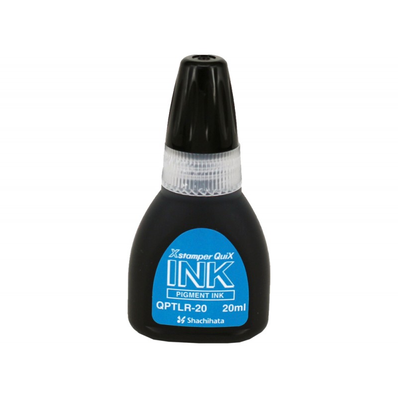 Tinta x stamper quix para sellos negra bote de 20 ml