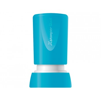 Sello x stamper quix personalizable color rojo redondo diametro 14 mm q 32