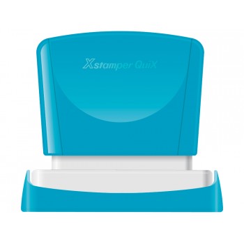 Sello x stamper quix personalizable color rojo medidas 13x49 mm q 13