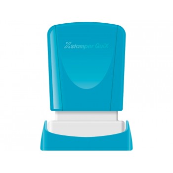 Sello x stamper quix personalizable color rojo medidas 11x25 mm q 04