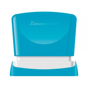 Sello x stamper quix personalizable color negro medidas 24x49 mm q 12