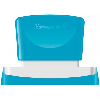 Sello x stamper quix personalizable color negro medidas 22x69 mm q 18