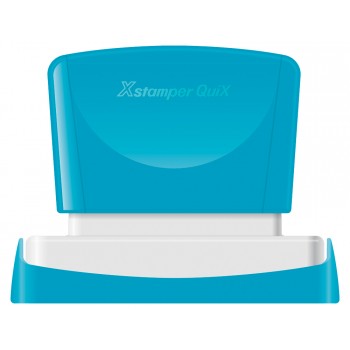 Sello x stamper quix personalizable color negro medidas 14x60 mm q 14