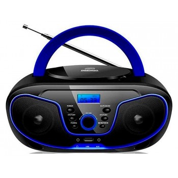 Radio reproductor daewoo cd con usb radio digital 20 presintonias potencia de salida 2x2w con 2 jack