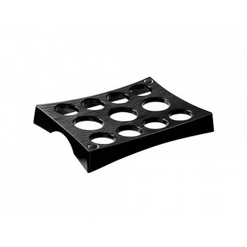 Bandeja portavasos cep capacidad 11 vasos color negra 330x250x46 mm
