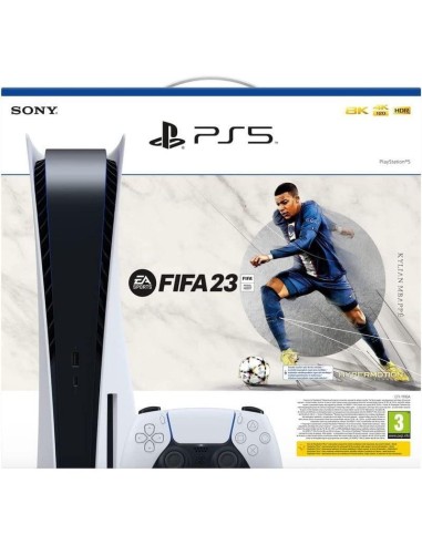 Sony Playstation 5 (ps5) 825 Gb Disc Edition + Fifa 23 Cfi-1116a 01y