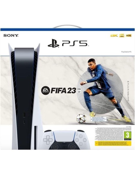 Sony Playstation 5 (ps5) 825 Gb Disc Edition + Fifa 23 Cfi-1116a 01y