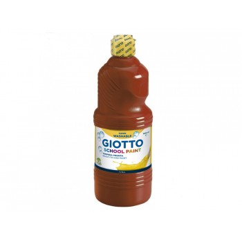 Tempera liquida giotto escolar lavable 1000 ml marron