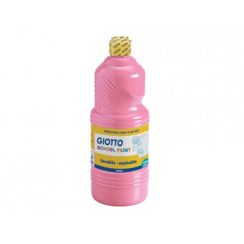 Tempera liquida giotto escolar lavable 1000 ml rosa