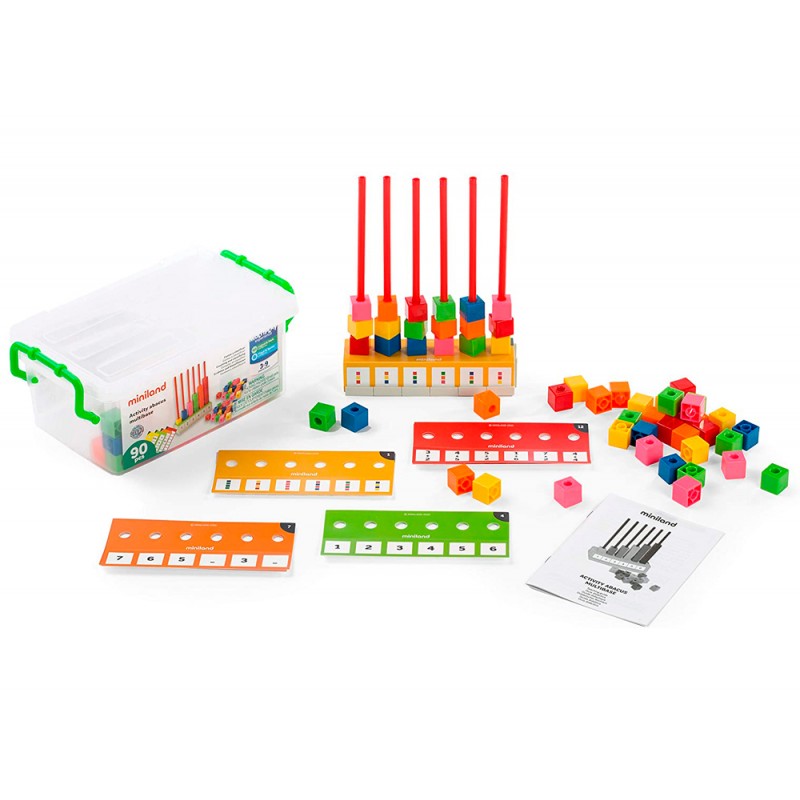 Juego miniland abacus multibase 90 piezas