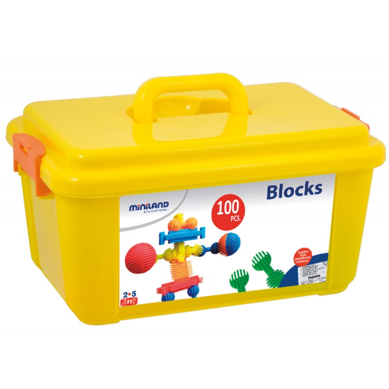 Juego miniland interstar blocks 100 piezas