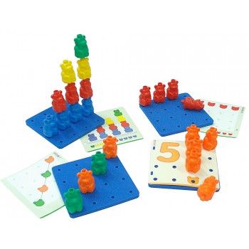 Juego miniland ositos colores ejercicios seriacion y orientacion
