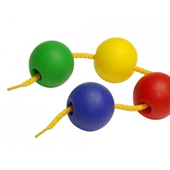 Juego miniland bolas ensartables 25 mm 100 unidades