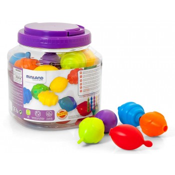 Juego miniland maxichain 4 cuentas colores surtidos