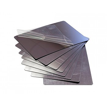 Espejo henbea plastico flexible e irrompible 14x20 cm set de 8 unidades