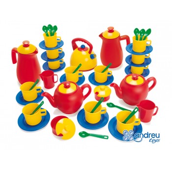Juego dantoy cafe te 12 servicios 53 piezas 295x31x15 cm
