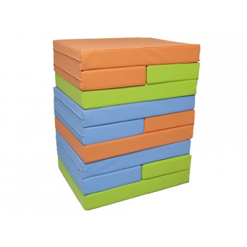 Colchon de dormir sumo didactic plegable 110x60x10 cm color celeste