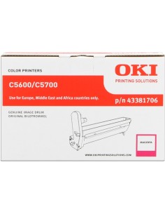 OKI C5600/C5700 Magenta Tambor de Imagen Original -...