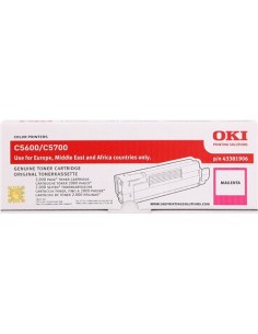 OKI C5600/C5700 Magenta Cartucho de Toner Original -...