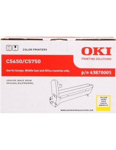 OKI C5650/C5750 Amarillo Tambor de Imagen Original -...