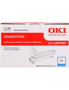 OKI C5650/C5750 Cyan Tambor de Imagen Original - 43870007...