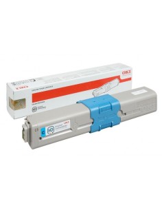 OKI C510/C530/MC561/MC562 Cyan Cartucho de Toner Original...