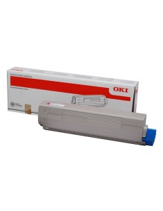 OKI C822 Magenta Cartucho de Toner Original - 44844614