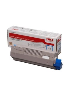 OKI C712 Cyan Cartucho de Toner Original - 46507615
