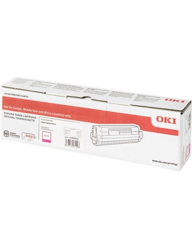 OKI C824/C834/C844 Magenta Cartucho de Toner Original - 47095702