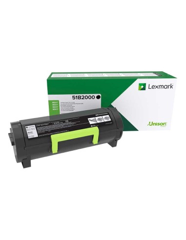 Lexmark MS317/MS417/MS517/MS617/MX317/MX417/MX517/MX617 Negro Cartucho de Toner Original - 51B2000