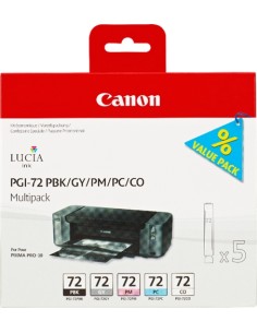 Canon PGI72 Pack de 5 Cartuchos de Tinta Originales -...