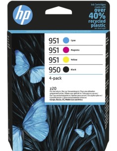 HP 950 + 951 Pack de 4 Cartuchos de Tinta Originales -...