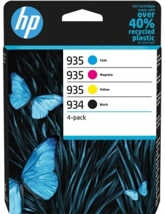 HP 934 + 935 Pack de 4 Cartuchos de Tinta Originales -...