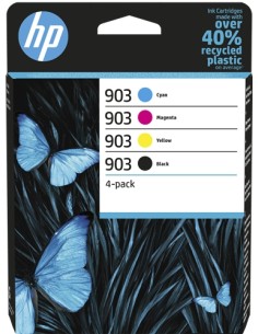 HP 903 Pack de 4 Cartuchos de Tinta Originales - 6ZC73AE