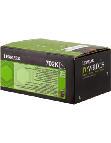 Lexmark CS310/CS410/CS510 Negro Cartucho de Toner Original - 70C20K0/70C20KE/702K