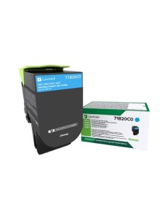 Lexmark CS317/CS417/CS517/CX317/CX417/CX517 Cyan Cartucho...