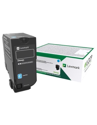 Lexmark CS727/CS728/CX727 Cyan Cartucho de Toner Original - 75B20C0