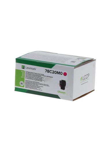 Lexmark CS421/CS521/CS622/CX421/CX522/CX622/CX625 Magenta Cartucho de Toner Original - 78C20M0