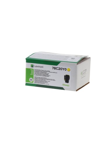 Lexmark CS421/CS521/CS622/CX421/CX522/CX622/CX625 Amarillo Cartucho de Toner Original - 78C20Y0