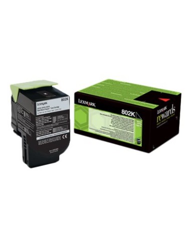 Lexmark CX310/CX410/CX510 Negro Cartucho de Toner Original - 80C20K0/80C20KE/802K