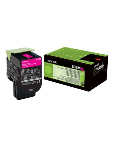 Lexmark CX310/CX410/CX510 Magenta Cartucho de Toner Original - 80C20M0/80C20ME/802M