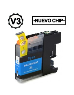 Brother LC123XL/LC121XL Cyan Cartucho de Tinta Generico -...