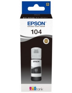 Epson 104 Negro Botella de Tinta Original - C13T00P140